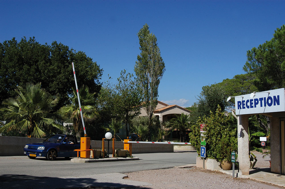 Entrée du camping